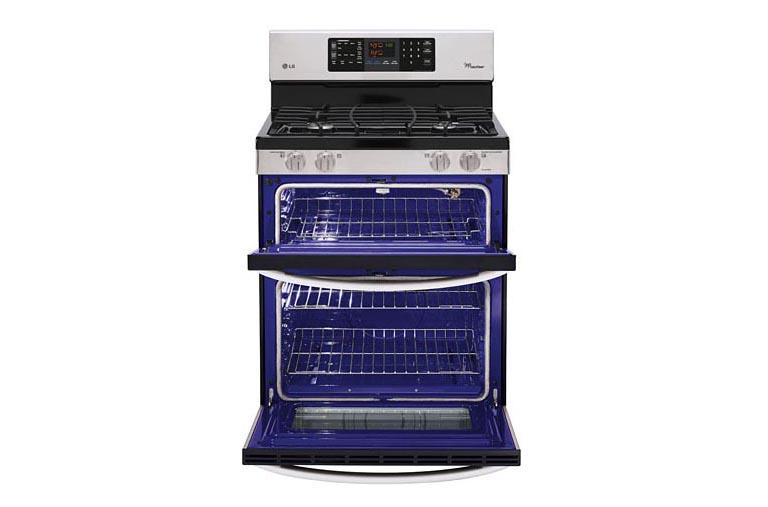 LG LDG3031ST Gas Double Oven Range with 4 Sealed Gas Burners LG USA