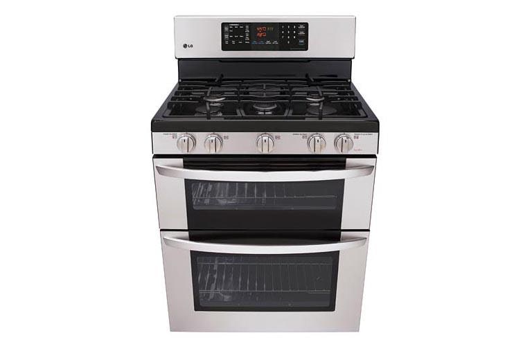 LG LDG3035ST Gas Double Oven Range with SuperBoil Burner LG USA
