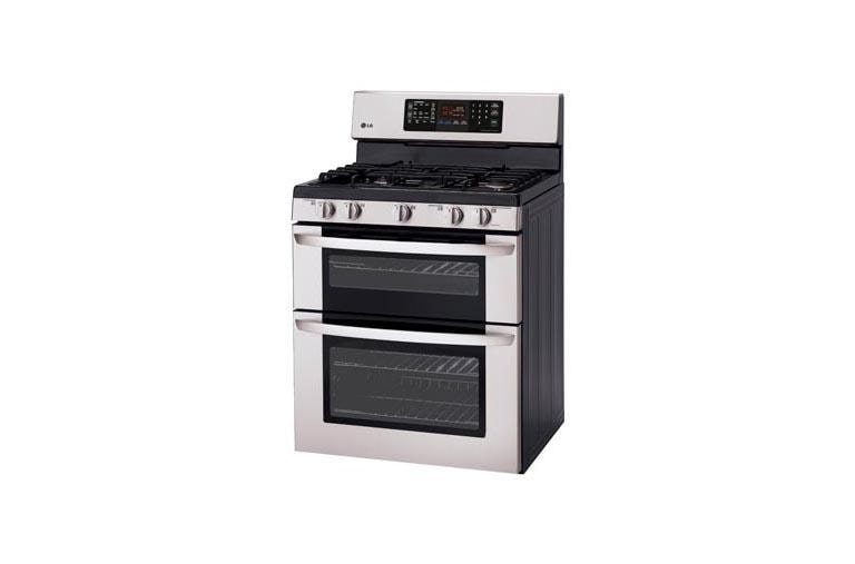 LG LDG3036ST Gas Double Oven Range with EasyClean LG USA