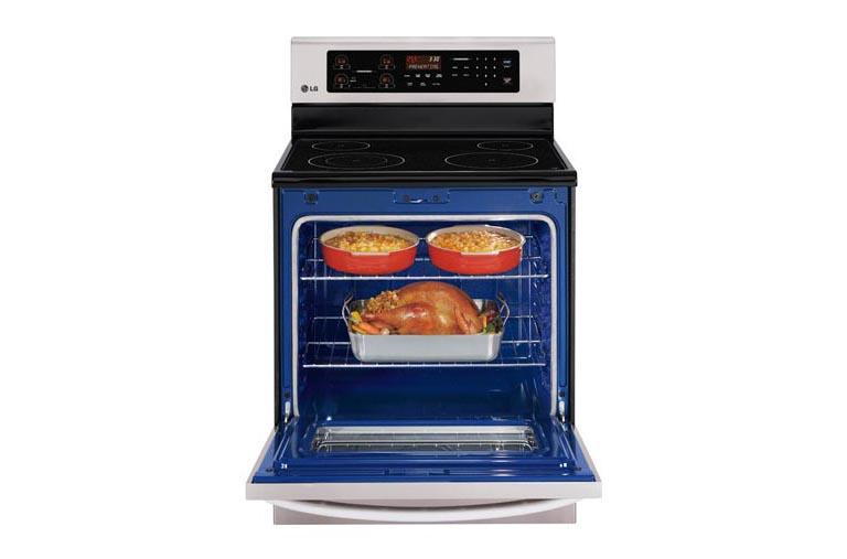 glass top stove smoking