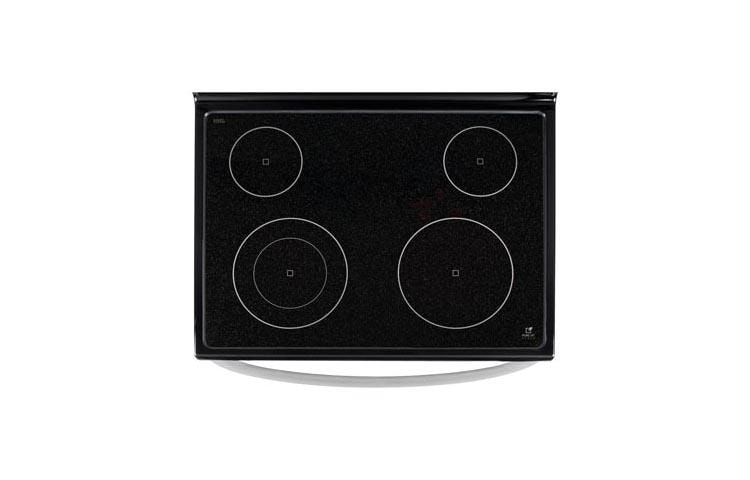lg glass top range