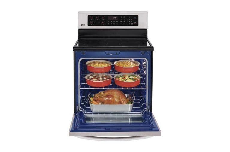LG LRE3025ST Single Oven Electric Range with Infrared Heating LG USA