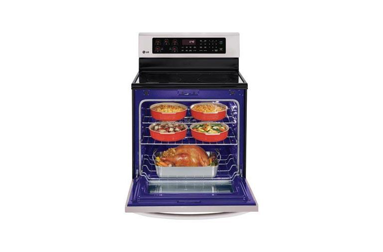 LG LRE3085ST Single Oven Electric Range with Infrared Heating LG USA