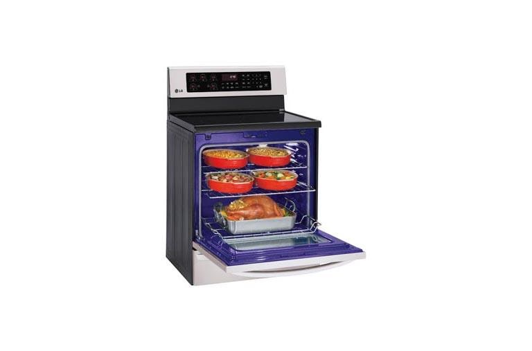 LG LRE3085ST Single Oven Electric Range with Infrared Heating LG USA