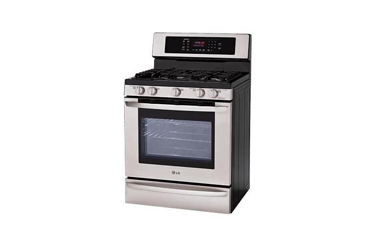 LG LRG3095ST Gas Single Oven Range with Convection System LG USA