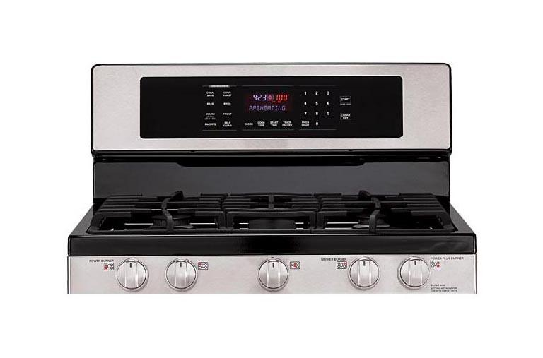 LG LRG3095ST Gas Single Oven Range with Convection System LG USA