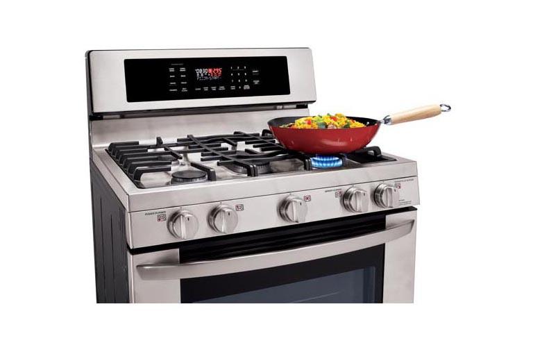 LG LRG3097ST Gas Single Oven Range with Warming Drawer LG USA