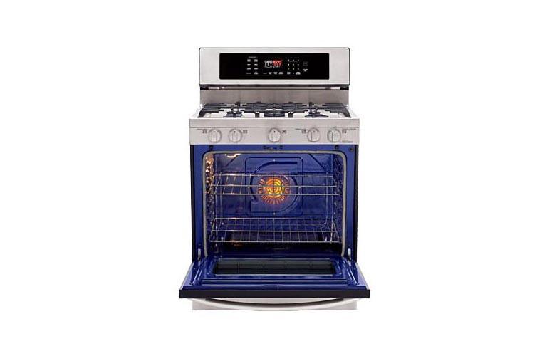 LG LRG3097ST Gas Single Oven Range with Warming Drawer LG USA