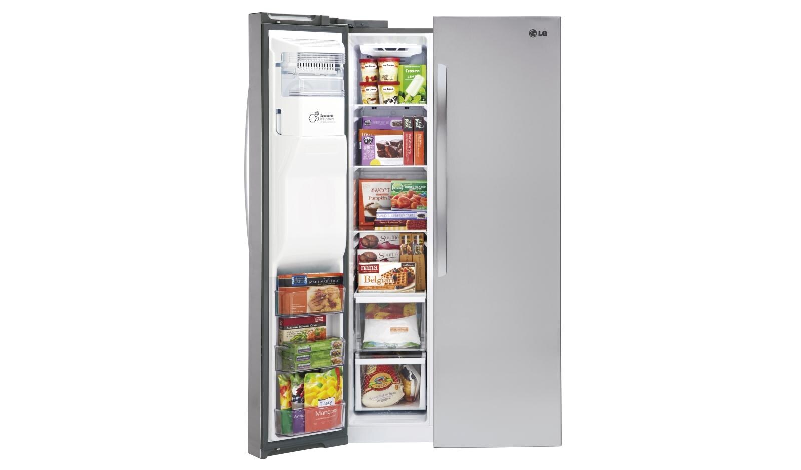 LG 22 cu. ft. Smart wifi Enabled SidebySide CounterDepth Refrigerator (LSXC22426S) LG USA