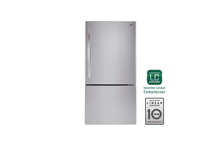 LG LBC24360ST Large Swing Door Bottom Freezer Refrigerator LG USA