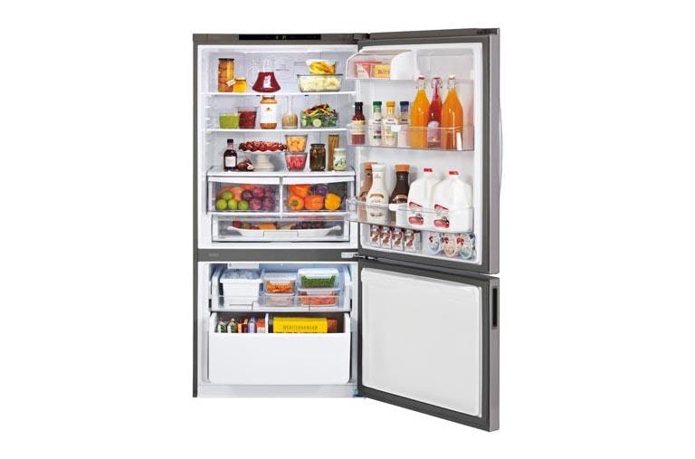 LG LBC24360ST Large Swing Door Bottom Freezer Refrigerator LG USA