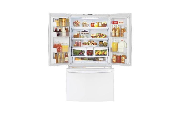 Lg Lfc25776sw Ultra Large Capacity 3 Door French Door Refrigerator Lg Usa