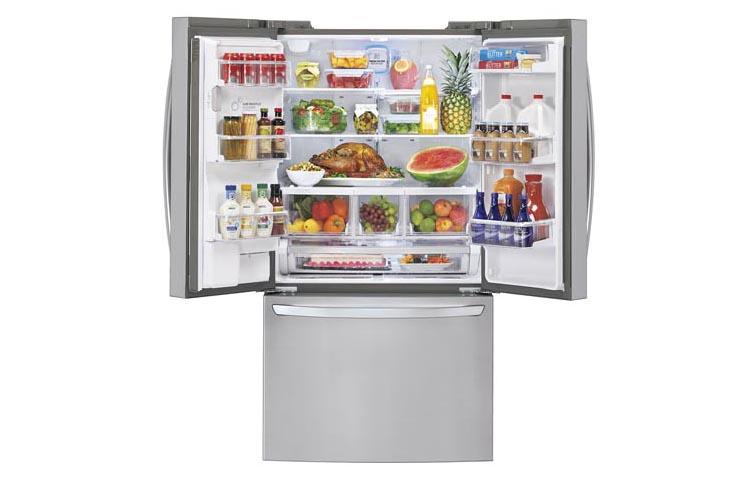 Lg Lfx33975st Mega Capacity 3 Door French Door Refrigerator Lg Usa