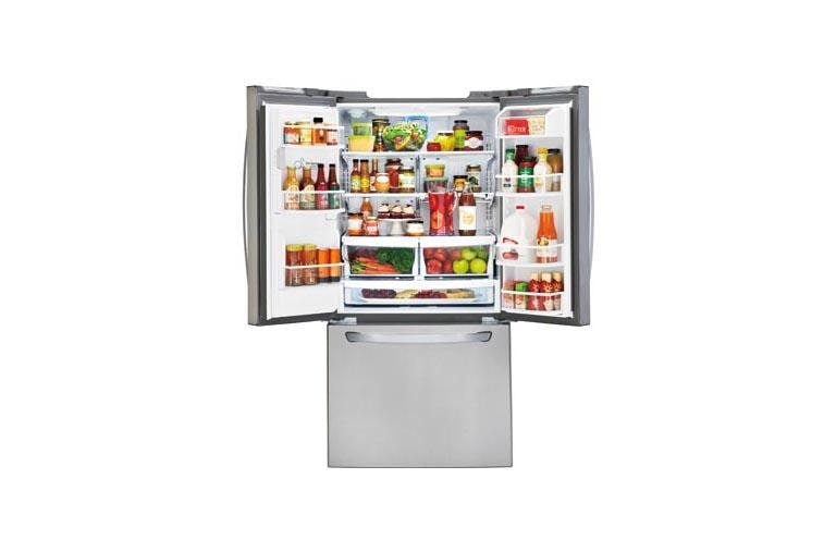 LG LFXS24623S Ultra Capacity 3Door French Door Refrigerator LG USA