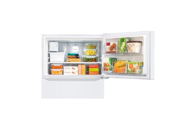 LG LTC20380SW Large Top Freezer Refrigerator LG USA