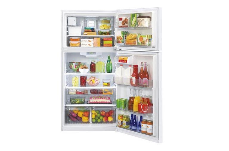 LG LTC24380SW Large Top Freezer Refrigerator LG USA