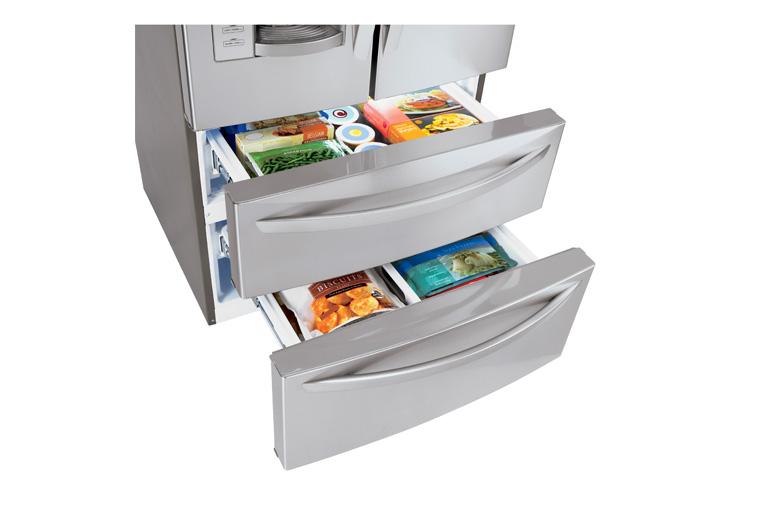 LG LMX25988ST: Large 4-Door French Door Refrigerator | LG USA