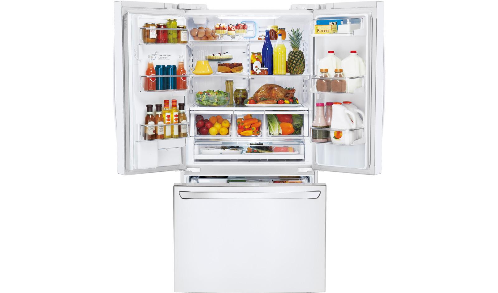 LG LFX31925SW 3Door French Door Smart Cooling Refrigerator LG USA