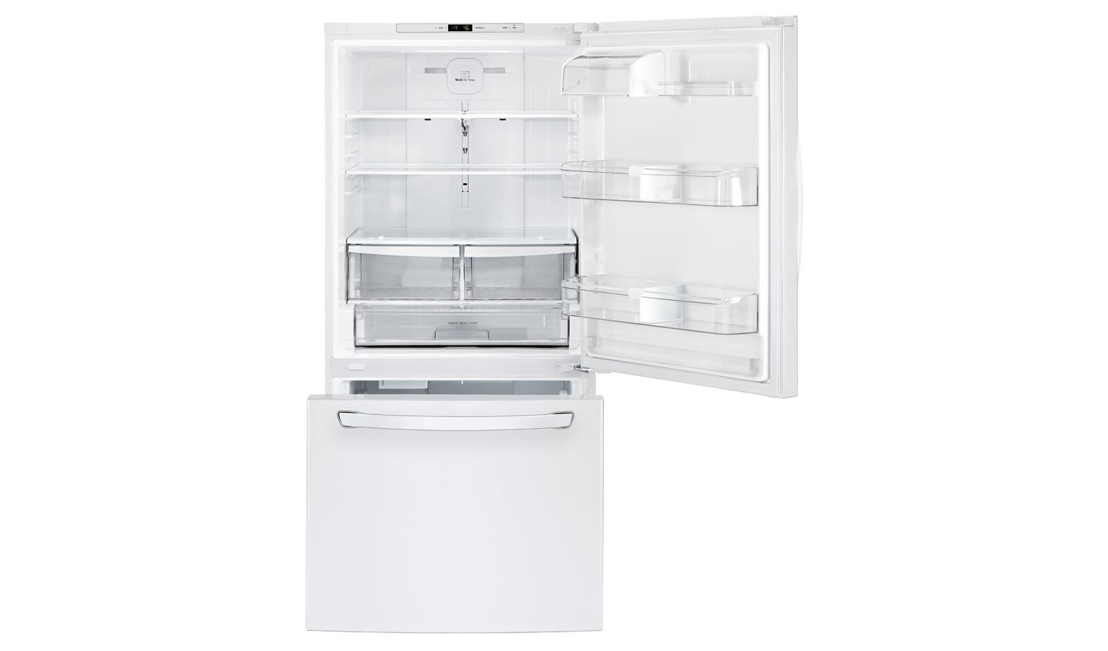 LG LDC24370SW Large Bottom Freezer Refrigerator LG USA