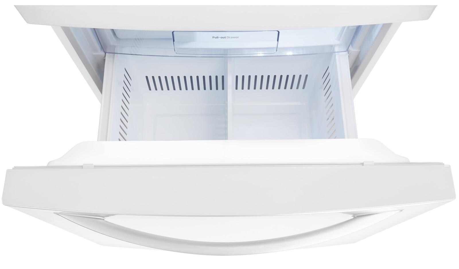 LG LDC24370SW Large Bottom Freezer Refrigerator LG USA