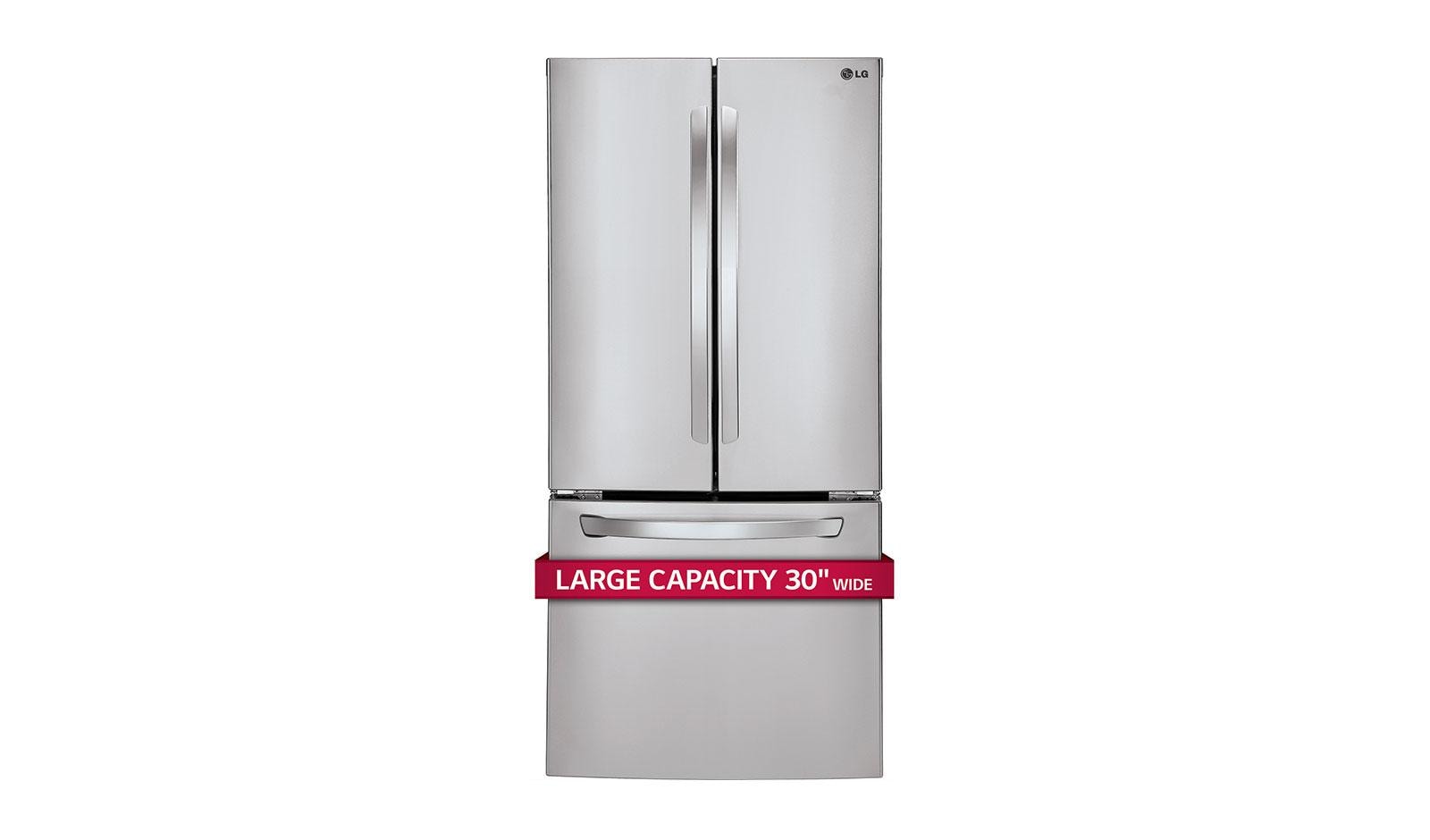 Lg Lfc22770st 30 Inch Wide 3 Door French Refrigerator Usa French Door Refrigerator