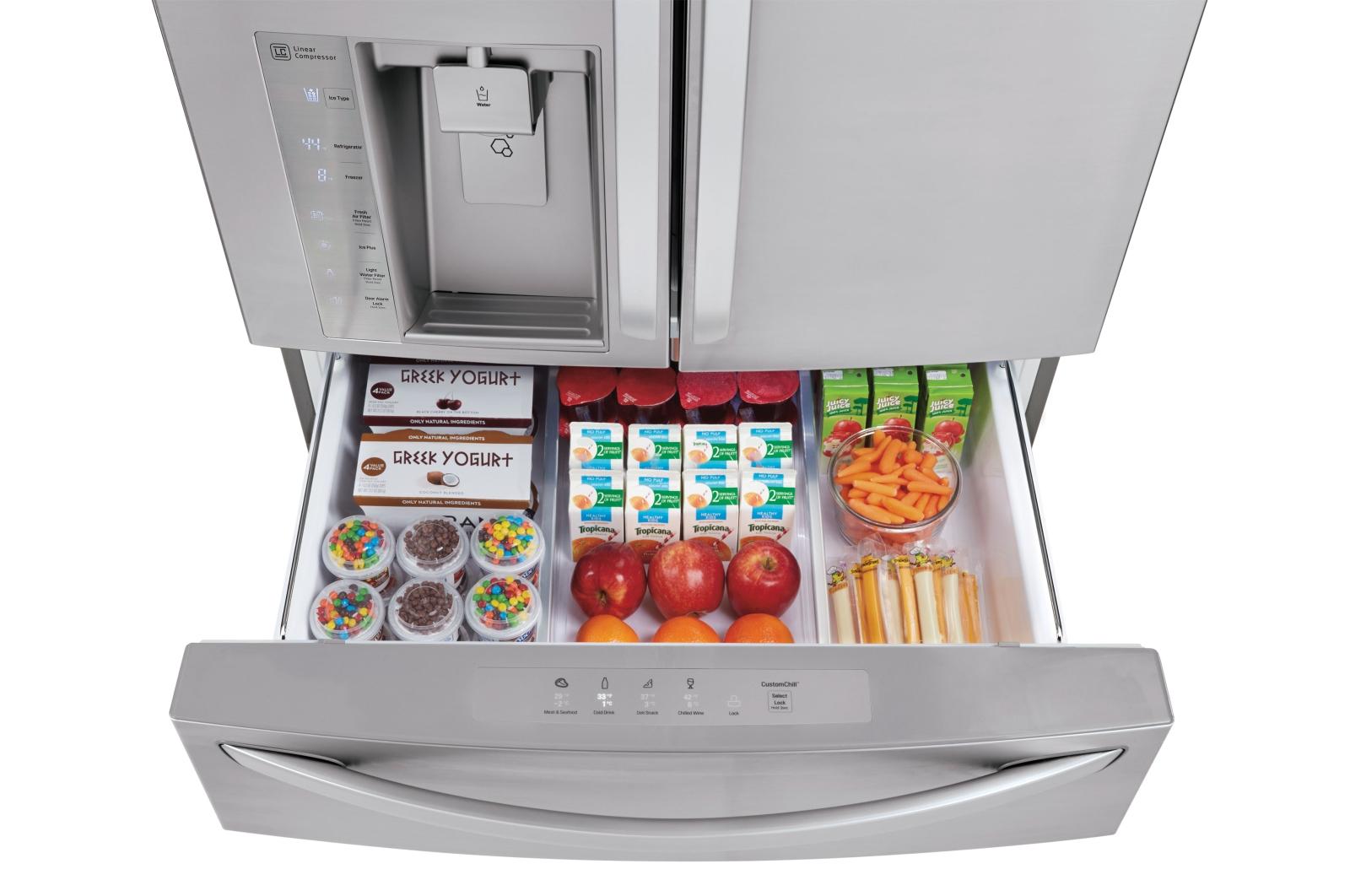 LG LMXS30776S 4Door French Door Refrigerator with CustomChill® LG USA