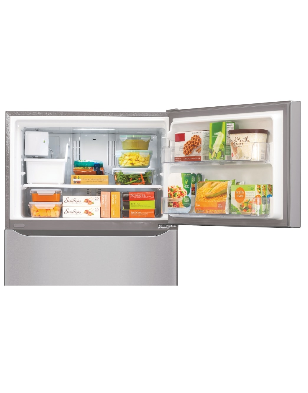 LG 24 cu. ft. Top Mount Refrigerator (LTCS24223S) LG USA
