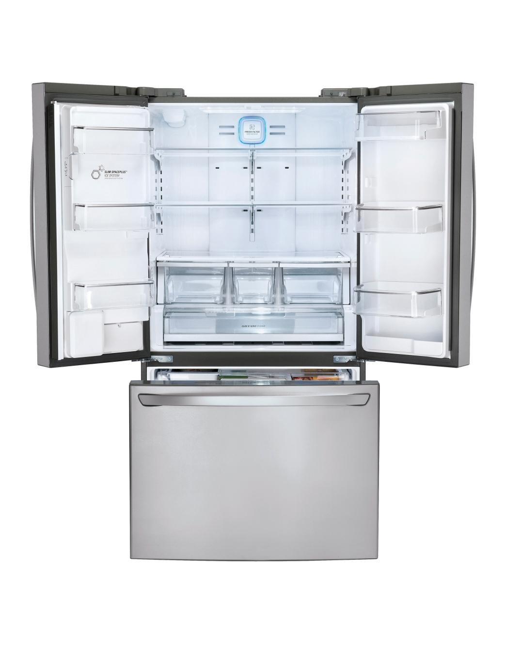 LG LFXC24726S Ultra Capacity 3Door French Door Refrigerator LG USA