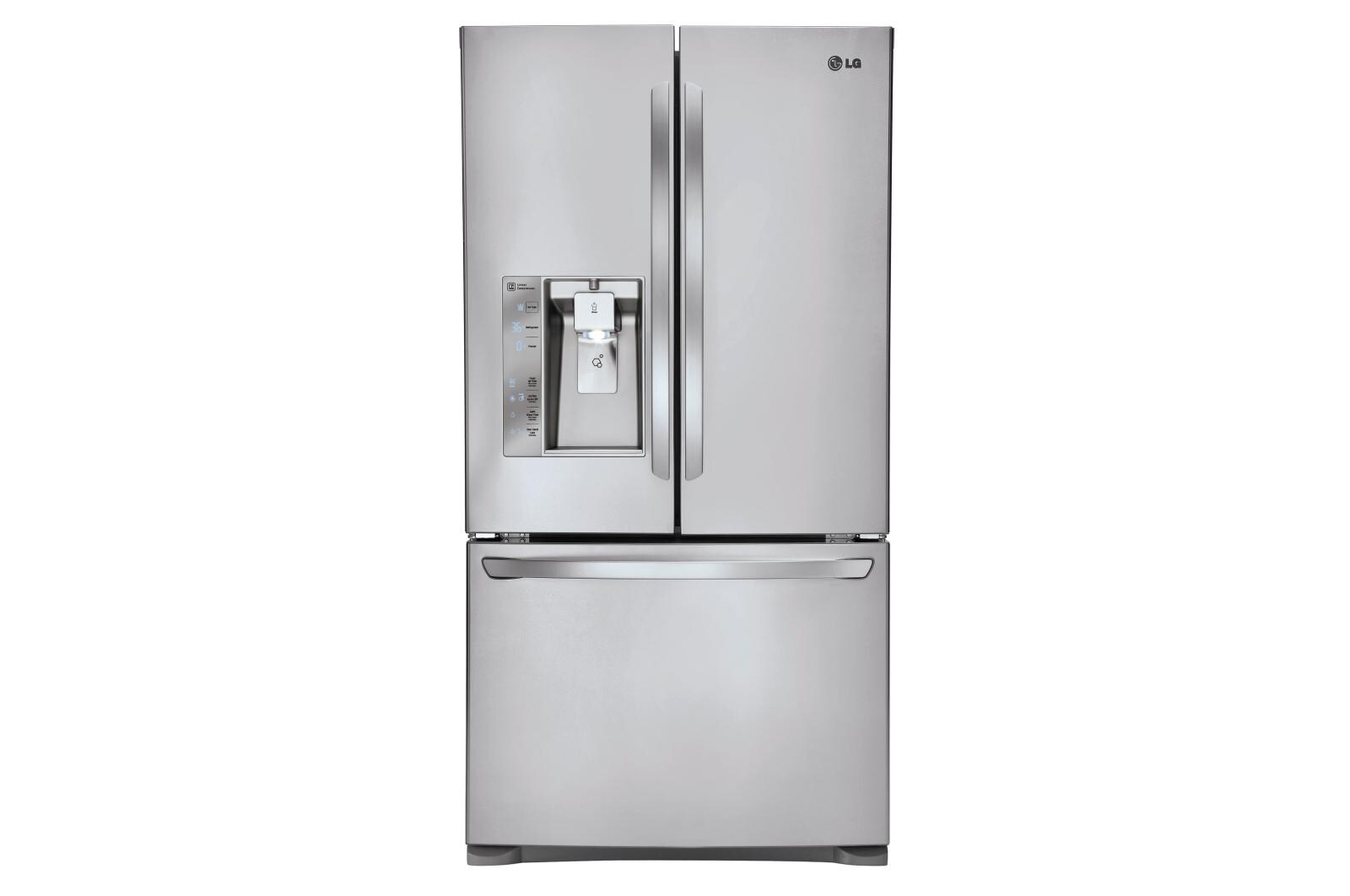 Lg Lfxc24726s Ultra Capacity 3 Door French Refrigerator Usa 24 Cu Ft French Door Counter Depth Refrigerator