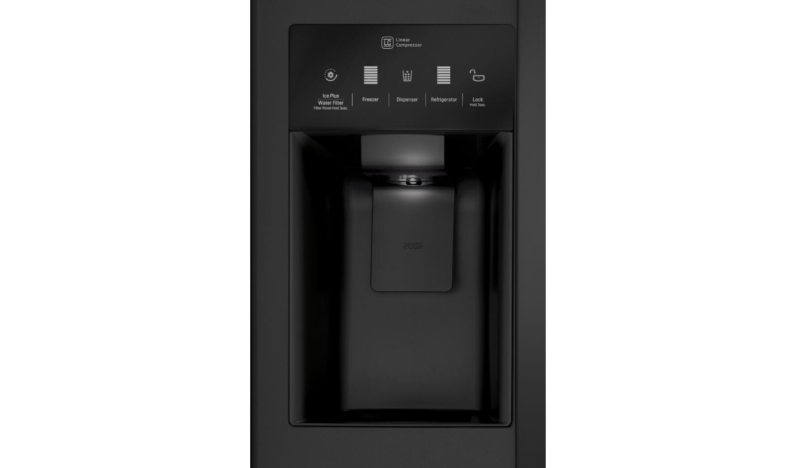 LG 22 cu. ft. SidebySide Refrigerator (LSXS22423B) LG USA