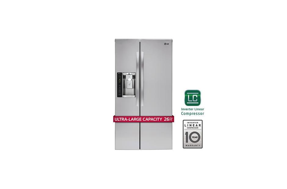 LG LSXS26326S Ultra Capacity SidebySide Refrigerator LG USA