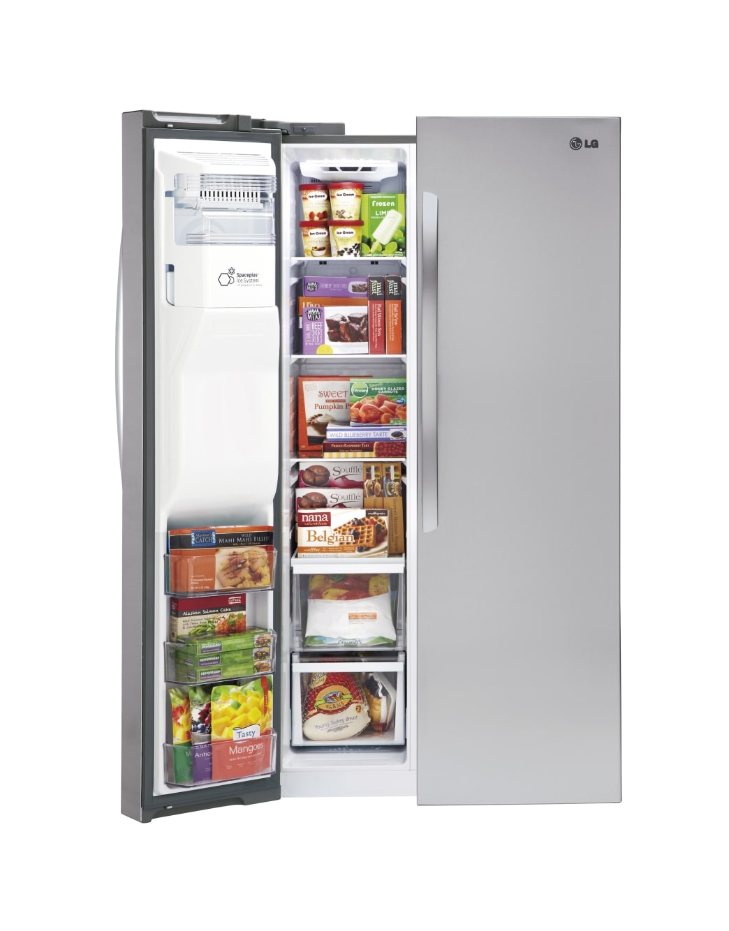 LG 26 cu. ft. SideBySide Refrigerator (LSXS26326S) LG USA