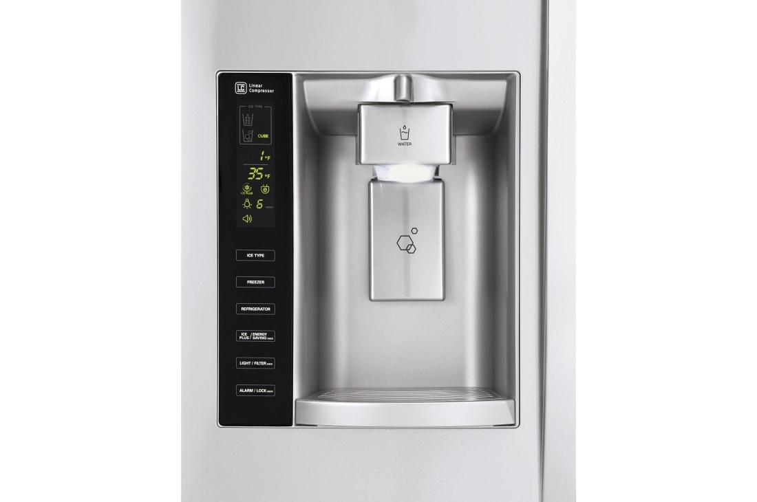 Lg 26 Cu Ft Side By Side Refrigerator Lsxs26326s Lg Usa