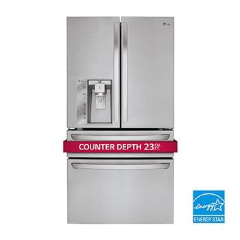 Lg Lmxc23746s Large Counter Depth French Door Refrigerator Usa French Door Counter Depth Refrigerator