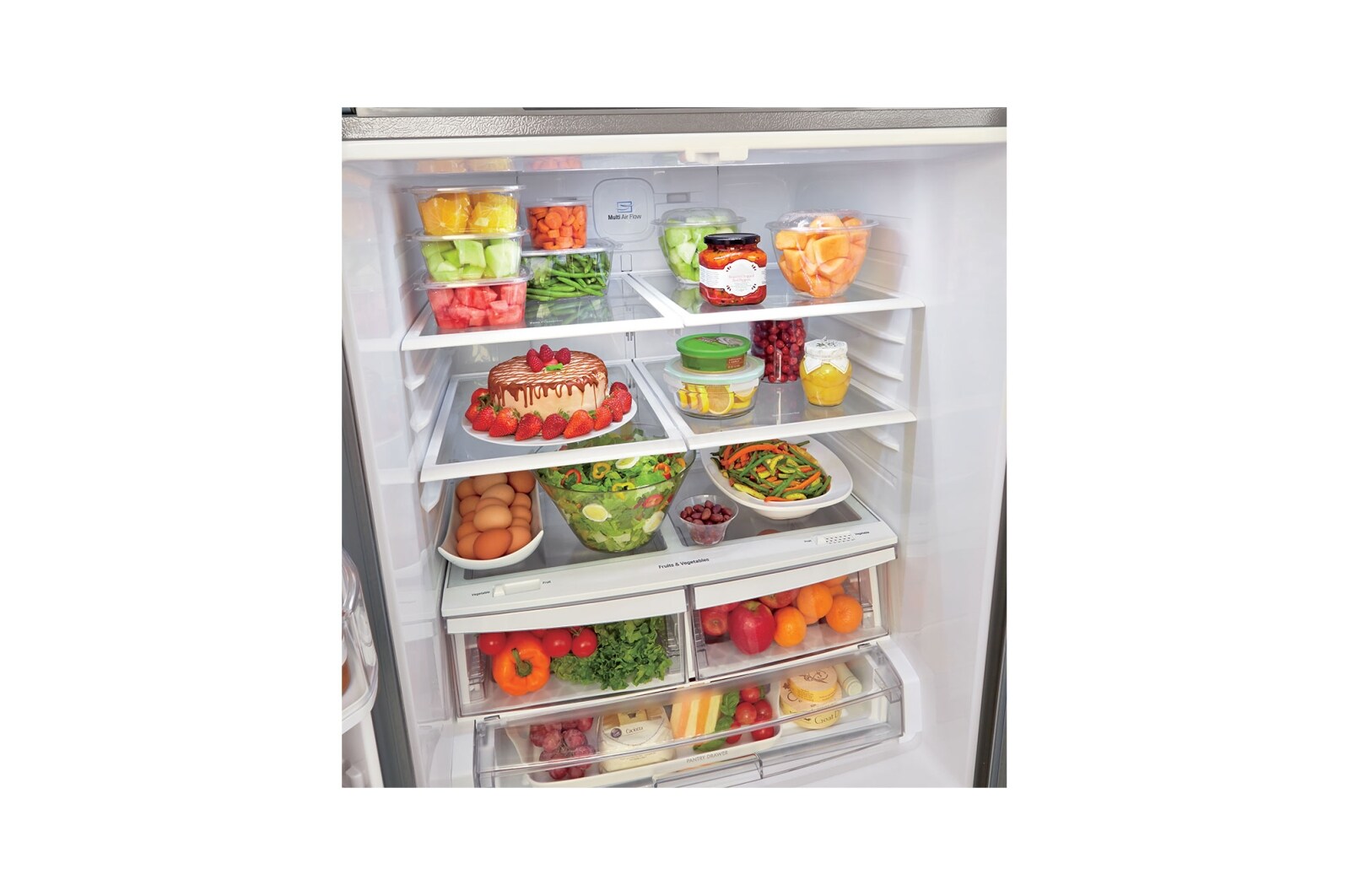 LG 22 cu. ft. French Door Refrigerator (LFCS22520S) LG USA