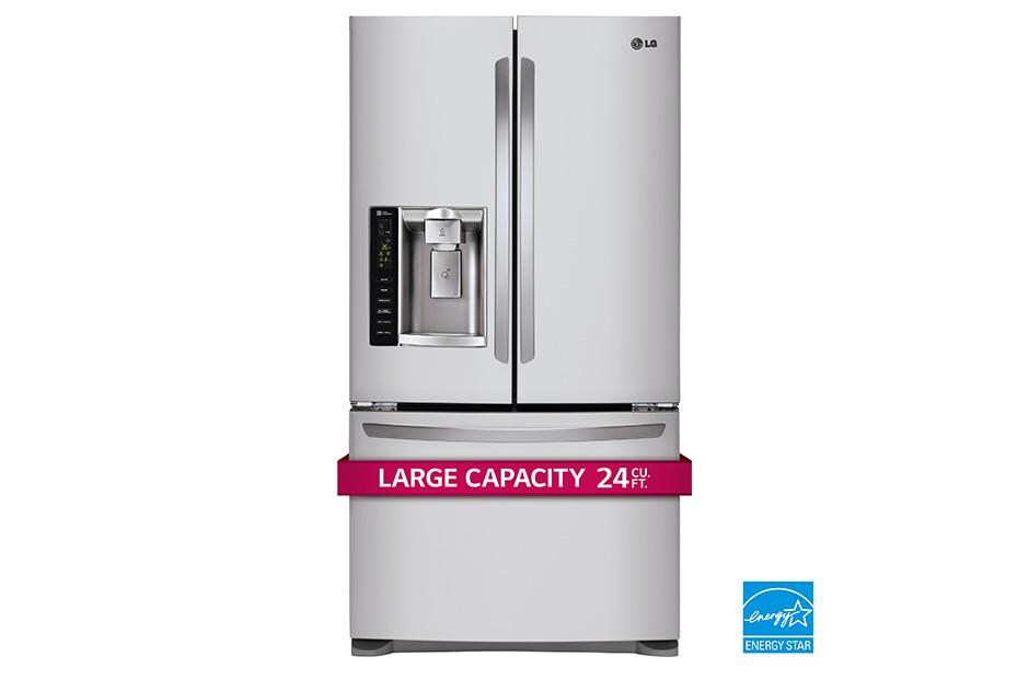 Lg Lfxs24626s Large Capacity 3 Door French Refrigerator Usa 24 Cu Ft French Door Refrigerator