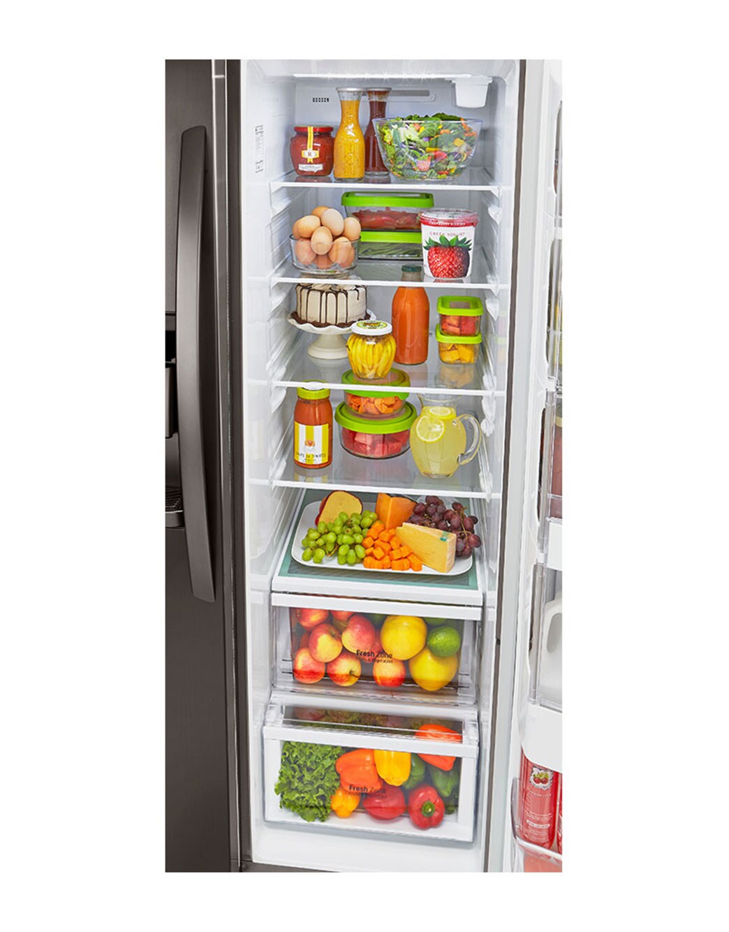 LG LSXS26366D SidebySide Refrigerator with DoorinDoor LG USA