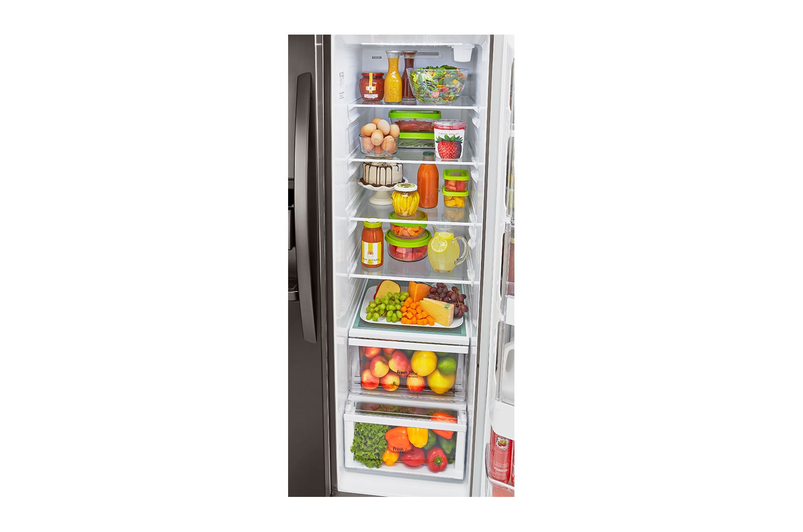 LG LSXS26366D SidebySide Refrigerator with DoorinDoor LG USA