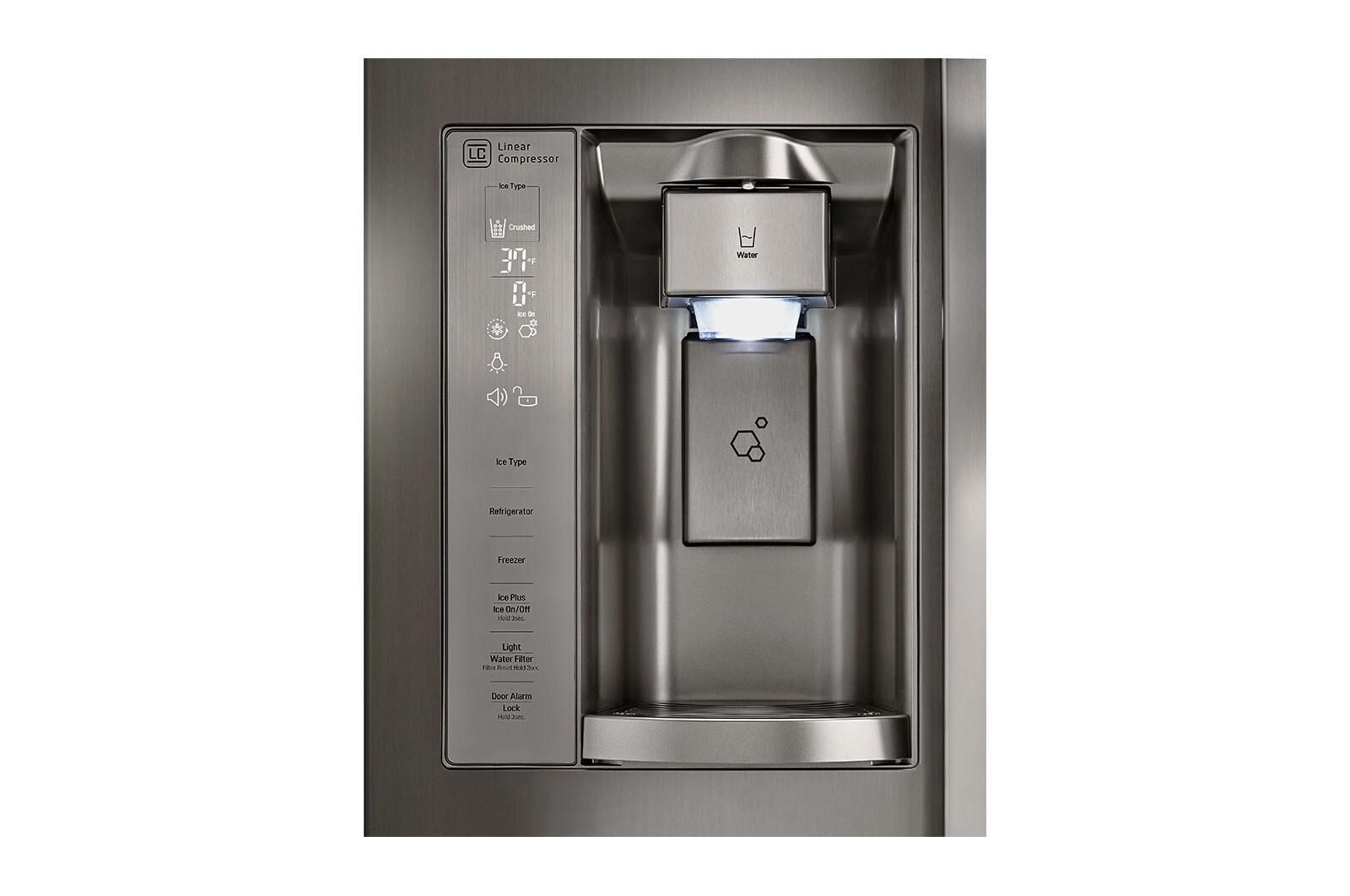 LG LSXS26366D SidebySide Refrigerator with DoorinDoor LG USA