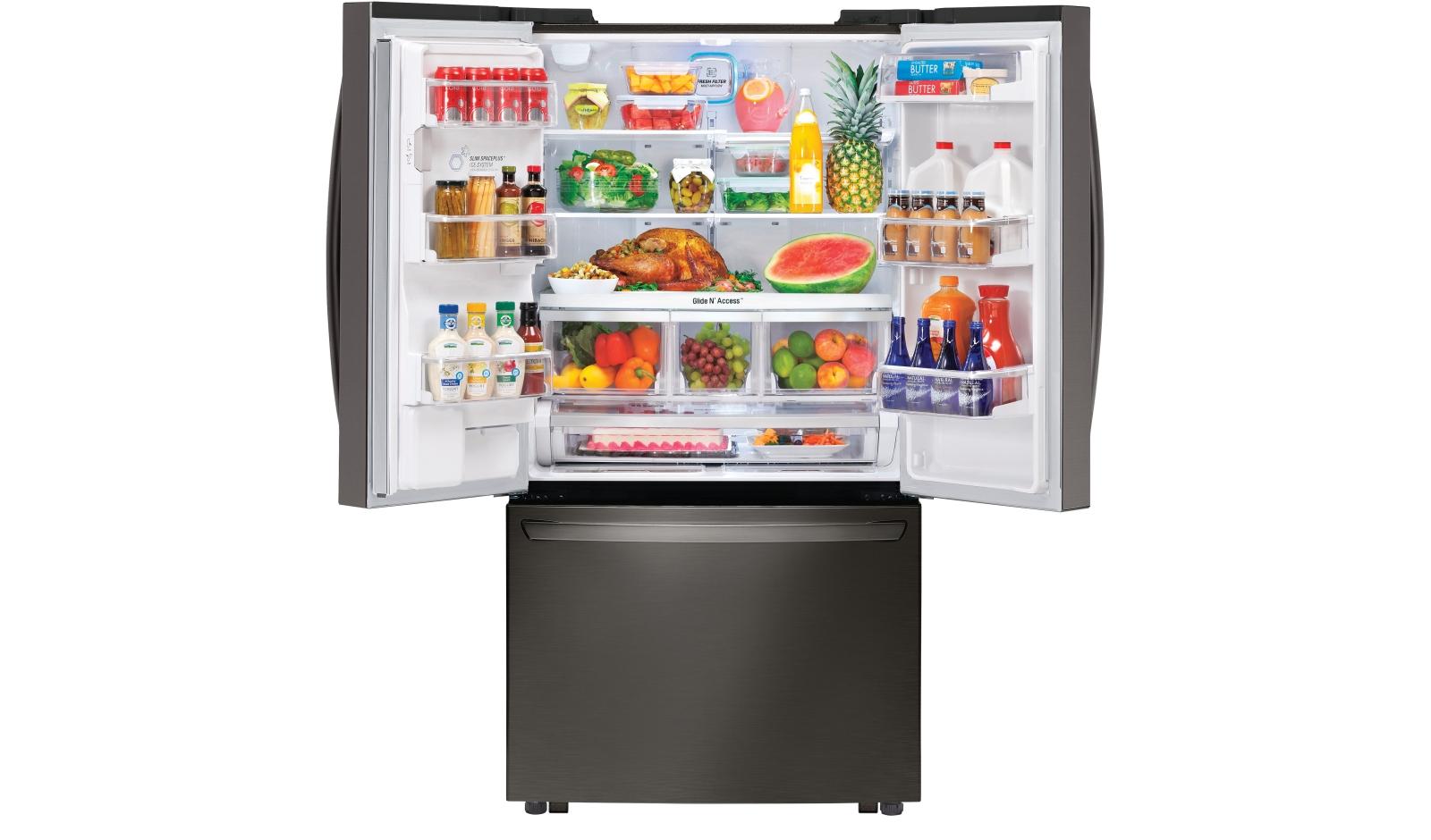 LG LFXS32736D Mega Capacity 3Door French Door Refrigerator LG USA
