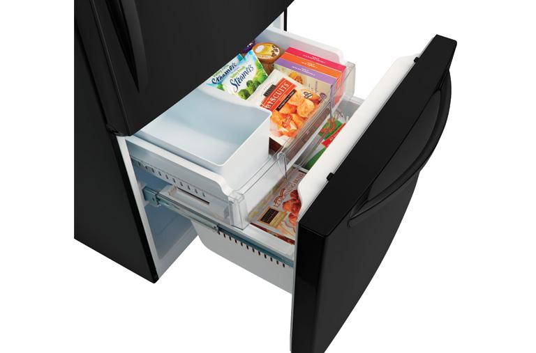 LG LDCS24223B Large 33 Inch Wide Bottom Freezer Refrigerator LG USA