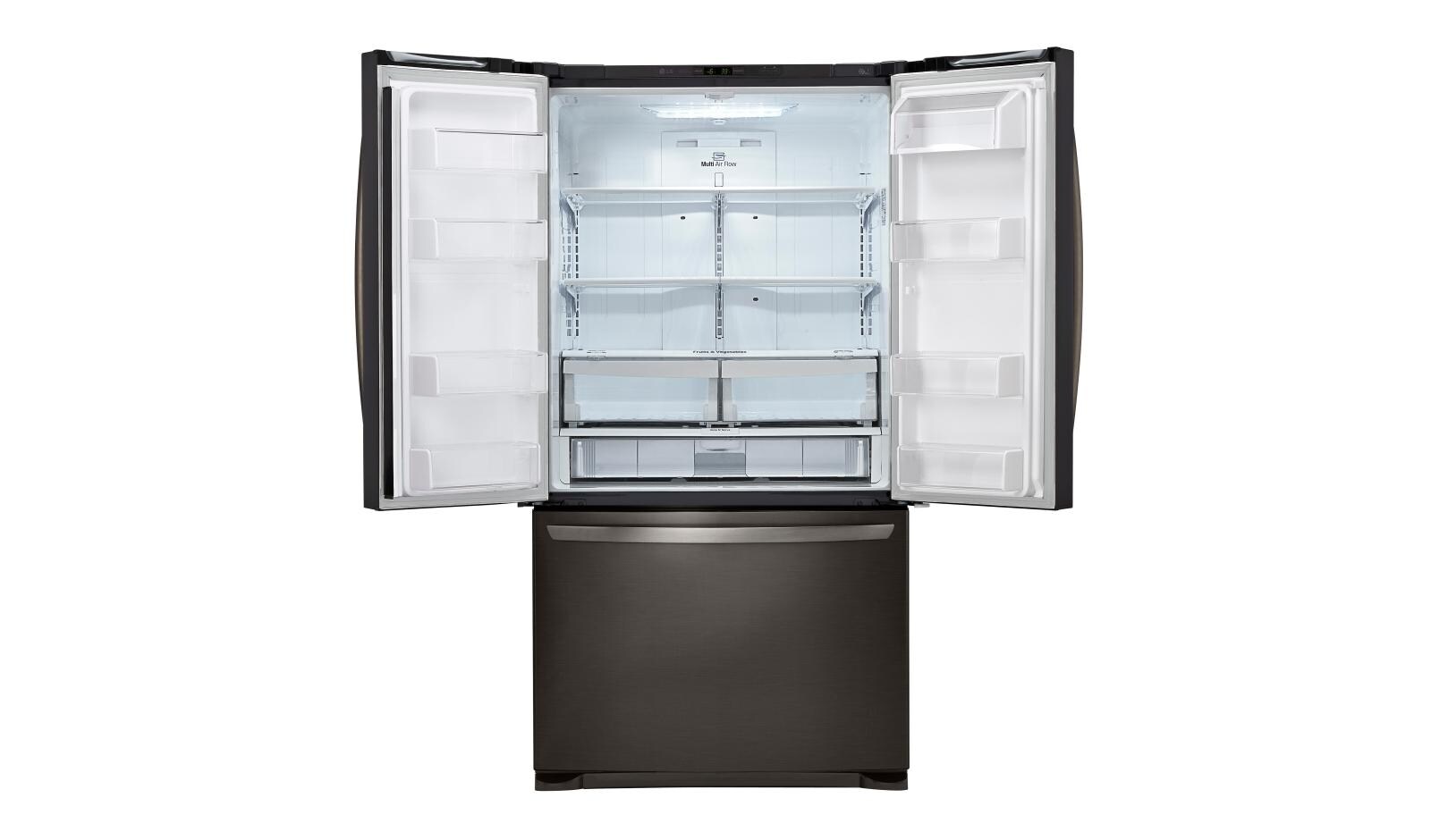 Lg Lfcs25426d Mega Capacity 3 Door French Refrigerator Usa French Door Refrigerator