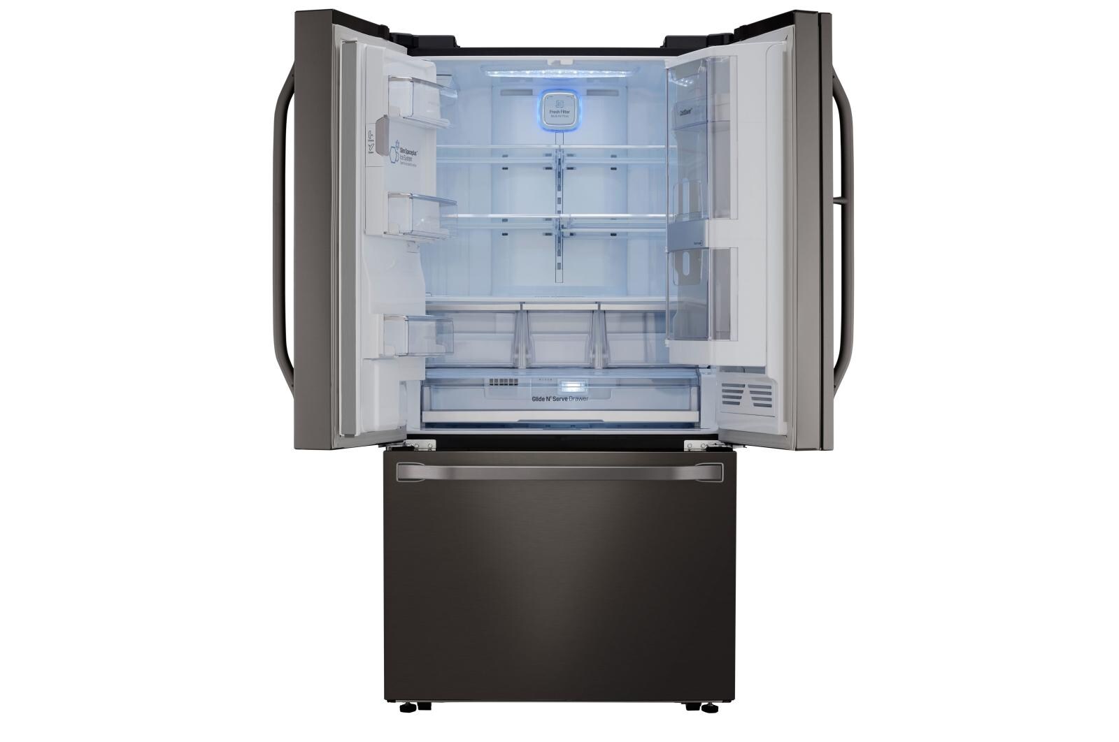 LG STUDIO 24 cu. ft. Smart wifi Enabled InstaView™ DoorinDoor® CounterDepth Refrigerator