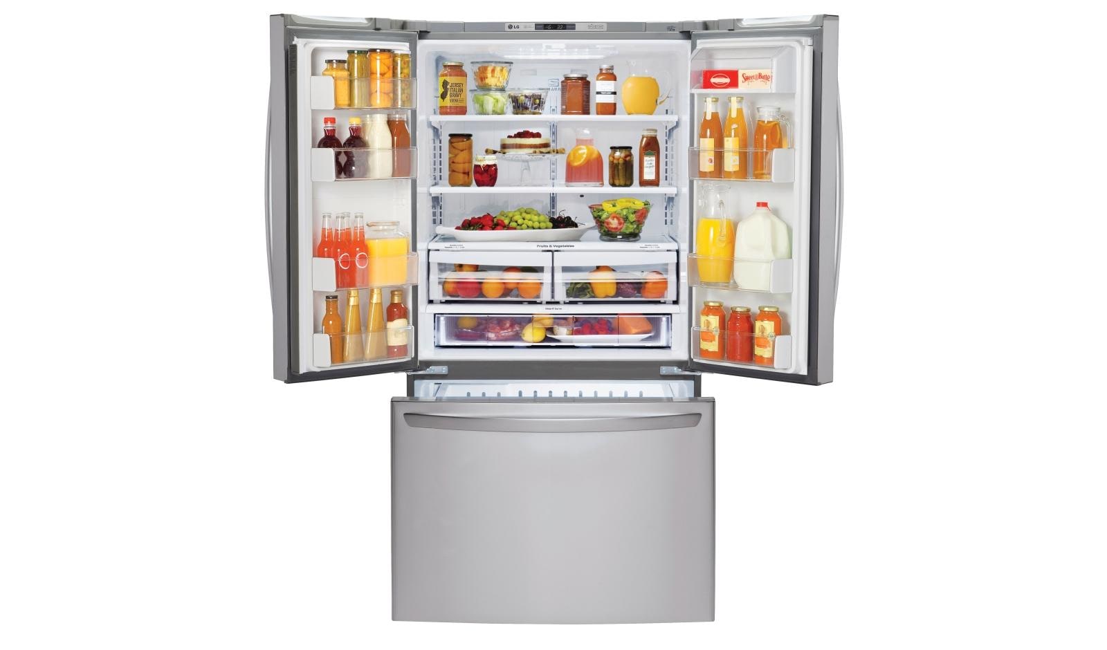 LG LFCS25426S Mega Capacity 3Door French Door Refrigerator LG USA