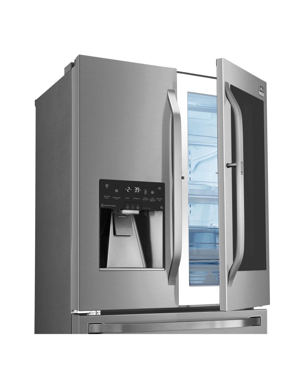 LG STUDIO 24 cu. ft. Smart wifi Enabled InstaView™ DoorinDoor® CounterDepth Refrigerator