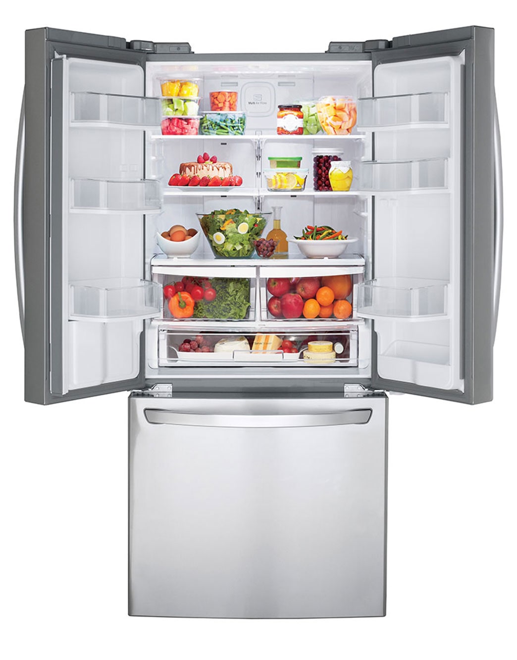 LG 22 cu. ft. French Door Refrigerator (LFDS22520S) LG USA