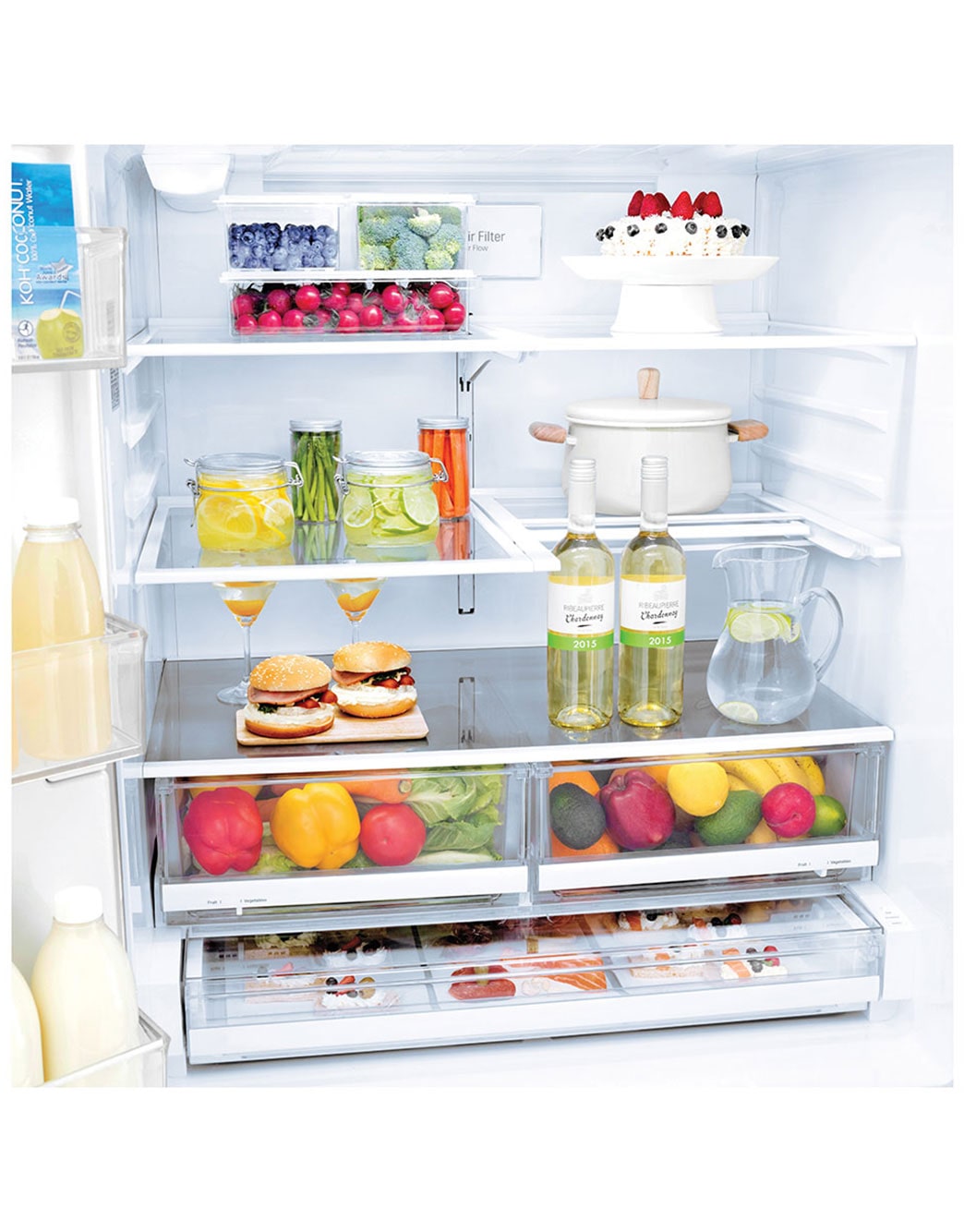 LG 28 cu.ft. Smart wifi Enabled French Door Refrigerator (LFXS28968S