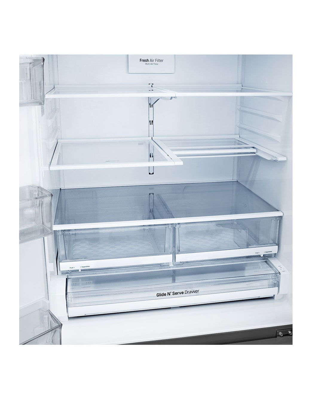 LG 28 cu.ft. Smart wifi Enabled French Door Refrigerator (LMXS28626S) LG USA