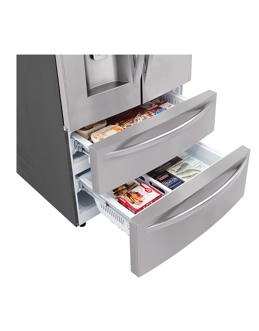 LG 28 cu.ft. Smart wifi Enabled French Door Refrigerator (LMXS28626S