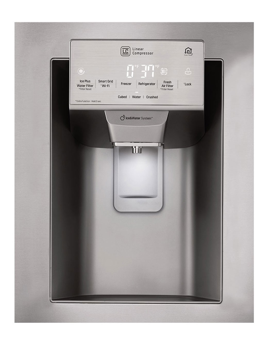 LG 28 cu.ft. Smart wifi Enabled French Door Refrigerator (LMXS28626S